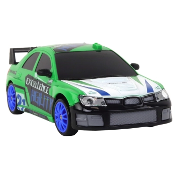 Autko Sportowe Zdalnie Sterowane R/C 1:24 Zielone Wymienne Koła
