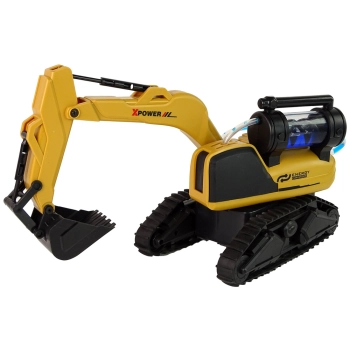 Duża Zdalnie Sterowana Koparka Gąsienicowa Żółta