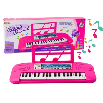 Elektryczne Pianinko Dla Dzieci 36 Melodii Różowe
