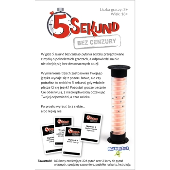 Gra towarzyska 5 Sekund BEZ CENZURY Trefl 01559