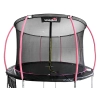 Trampolina LEAN Sport Max 14ft Czarno-Różowa