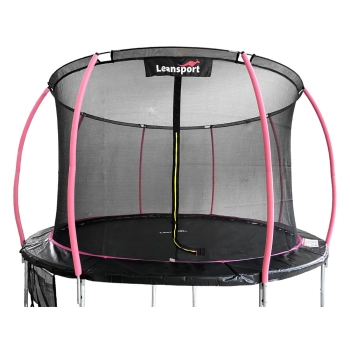 Trampolina LEAN Sport Max 10ft Czarno-Różowa
