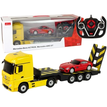 Laweta Autko R/C Mercedes-Benz 1:26 Żółte Czerwone