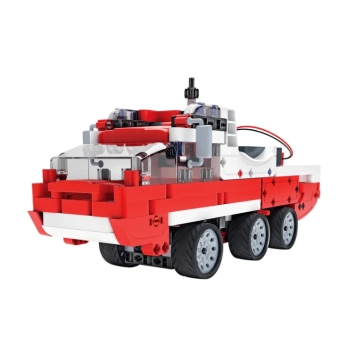 Naukowa Zabawa Klocki Laboratorium Mechaniki Samochód Strażacki Silnik Elektryczny Język Polski Clementoni 50728