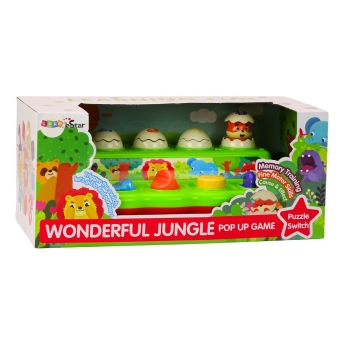 Zabawka Pop Up Wyskakujące Zwierzątka Panel Edukacyjny Dla Dzieci Dżwięki