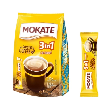 Mokate Caramel 3 w 1 Napój Kawowy 10 szt.