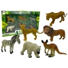 Zestaw Figurek Afryka Dzikie Zwierzęta Kangur Zebra
