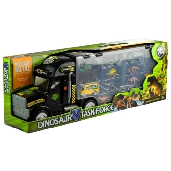 Tir z Dinozaurami Autka Sorter 49 cm 1:22 + Gra