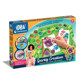 Idea Art Laboratorium Ozdób Kamyczki Modne Naklejki 3D Clementoni 18742