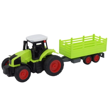 Traktor Zdalnie Sterowany RC Z Przyczepą 1:16 Zielony