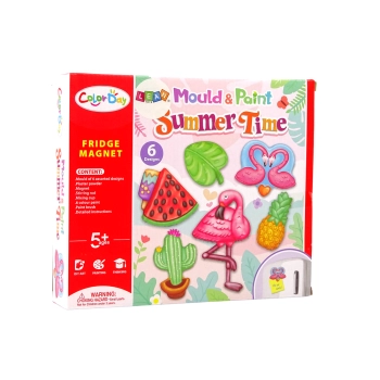 Zestaw DIY Do Malowania Wakacje Flaming Arbuz Gips Magnesy