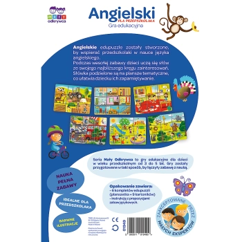 Gra dla dzieci Angielski dla przedszkolaka/Mały Odkrywca Trefl 01949