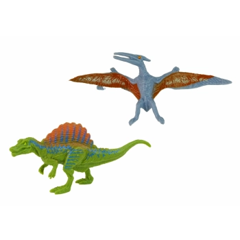 Dinozaury Zestaw Samochód Z Rakietą Przyczepa