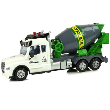 Betoniarka Ciężarówka R/C Obrotowa Gruszka Biała Pilot 2,4 G