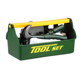 Zestaw Małego Majsterkowicza Skrzynka Młotek Piła Narzędzia
