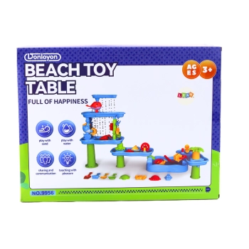 Duży Interaktywny Stolik Park Wodny Do Piasku Foremki Młynki