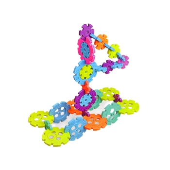 Klocki Konstrukcyjne Płatki Śniegu 120 Elementów