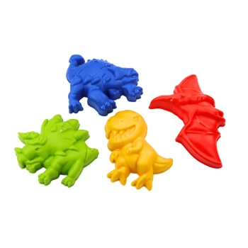 Zestaw Do Piasku Wiaderko Z Prysznicem Konewka i Foremki Dinozaury Zestaw