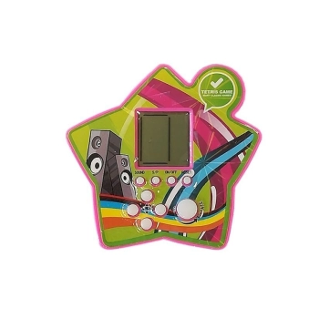 Gra Elektroniczna Kieszonkowa Tetris Różowy