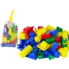 Kolorowe Klocki Konstrukcyjne K2 Średnie 80 Elementów