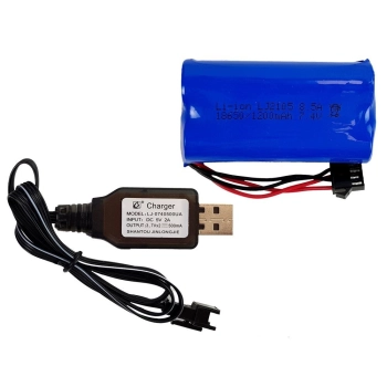 Auto Terenowe Zdalnie Sterowane 1:14 2.4G RC Czerwone Duże Koła