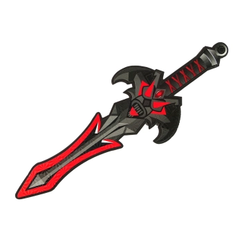 Zestaw Czarny Wojownika Miecz Tarcza z Pianki EVA