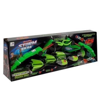 Zestaw Łuk 3 Strzały Sportowy Zielony 58 cm