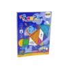 Układanka Tangram 7 Magnetycznych Klocków Puzzle Kolorowe