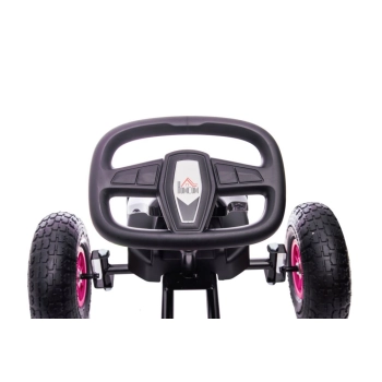 Gokart Na Pedały G18 Różowy