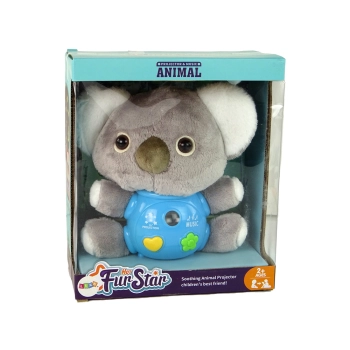 Koala Projektor Dźwięki Zabawka Interaktywna Szara