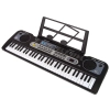 Keyboard z Mikrofonem Instrument Muzyczny Czarny