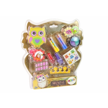 Zestaw Do Makijażu Zdobienie Paznokci Sowa