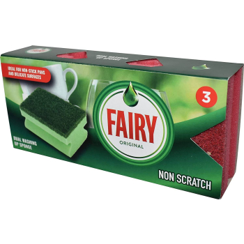 Fairy Originals Non Scratch Gąbki do Naczyń 3 szt.