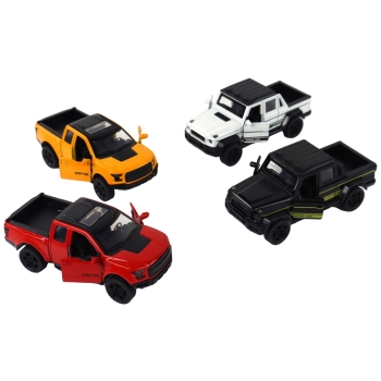 Autko Pojazd z Przyczepą 1:36 Dźwięki Światła 4 Kolory