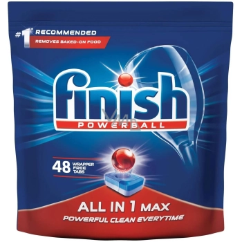 Finish Powerball All in 1 Max Kapsułki do Zmywarki 48 szt.