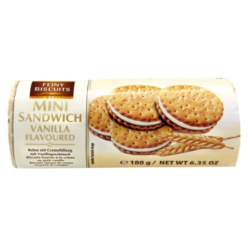 Mini Herbatniki z Waniliowym nadzieniem 180g