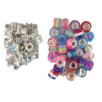 Zestaw Do Robienia Bransoletek DIY 90 Koralików