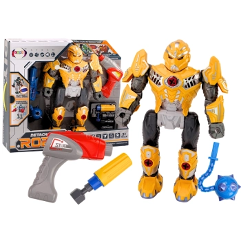 Robot Do Skręcania Broń Wiertarka Śrubokręt Światła Dźwięk Żółty