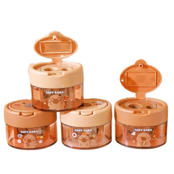 Strugaczka Temperówka Z Pojemnikiem Kapibara Do Grubych I Cienkich Kredek