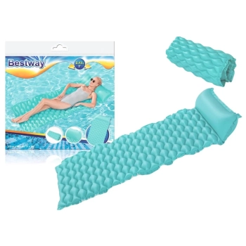 Dmuchany Materac Plażowy Turkusowy 213 x 86 cm Bestway 44020