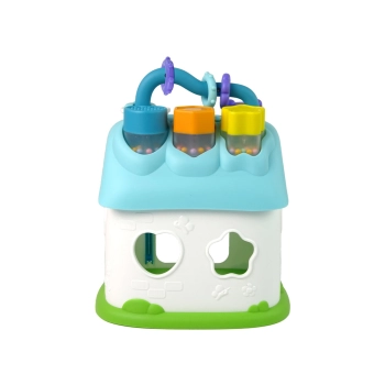 Domek Sorter Edukacyjny Niebieski Klocki