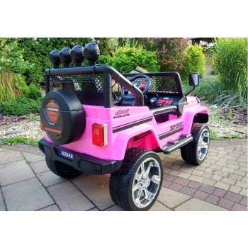 Auto na Akumulator S2388 Jeep Różowy 4x45W