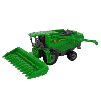Pojazd Rolniczy Kombajn Z Przystawką Zielony Żółty