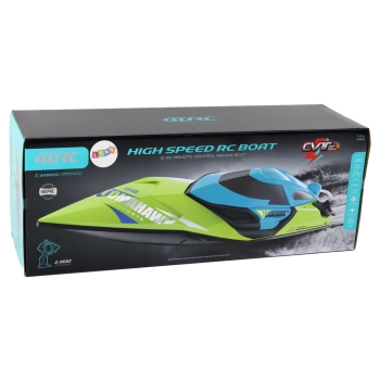 Motorówka R/C 2,4G Światła 30 km/h Niebieska