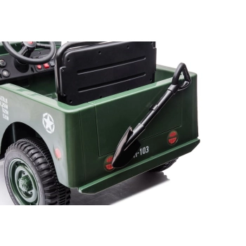 Auto Na Akumulator JH-103 Wojskowa Zieleń 4x4