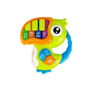 Pianinko Organki Do Re Mi Papuga Zielone