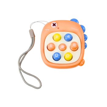 Gra Zręcznościowa Whack A Mole Literki Dinozaur Pomarańczowa