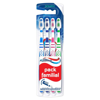 Aquafresh Szczoteczka do Zębów Familii Pack 4szt.