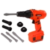 Wiertarka Dla Majsterkowicza Na Baterie Pomarańczowy Wiertła Śrubki