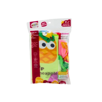 Książeczka Miękka Owoce Szeleszcząca Piszcząca Kolorowa Dla Niemowląt